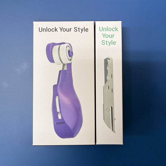 QLOP Rubber Cutter (2Q Blade) Violet – Standard Bundle | Worldwide Shipping Included